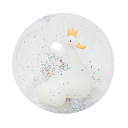 3D Inflatable Beach Ball - Princess Swan