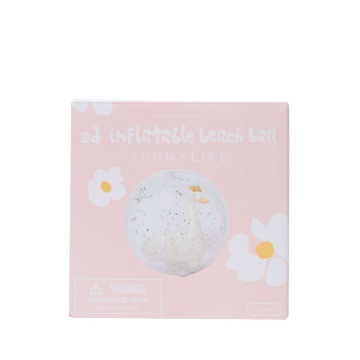 3D Inflatable Beach Ball - Princess Swan