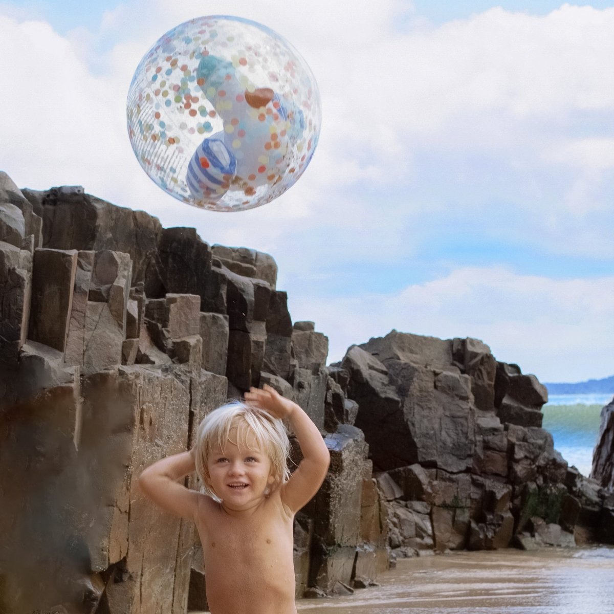 3D Inflatable Beach Ball - Sammy the Seagull